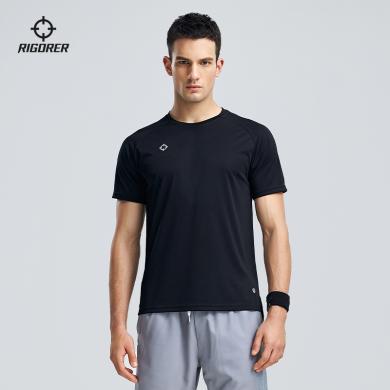 准者新款夏季运动T恤男女篮球训练跑步健身透气圆领美式短袖Z122210437