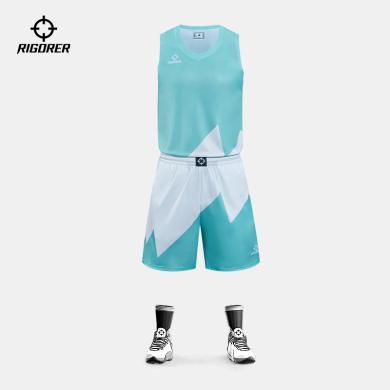 准者新款篮球服套装男女学生比赛训练队服团购个性球衣裤Z122110136
