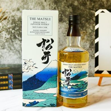 松井水楢桶风味单一麦芽威士忌 700ml THE MATSUI日本原装进口洋酒日威【产自日本鸟取县】