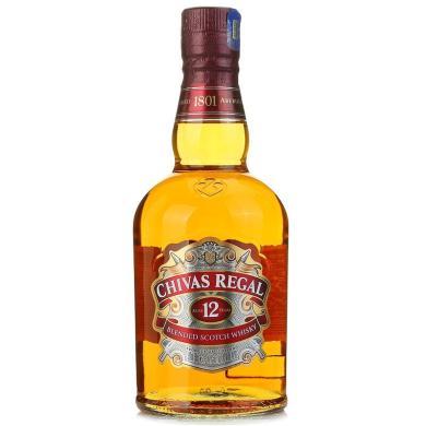 芝华士Chivas12年苏格兰威士忌 英国原瓶进口洋酒烈酒 调和调配调酒基酒 单瓶装（新老包装随机发货）