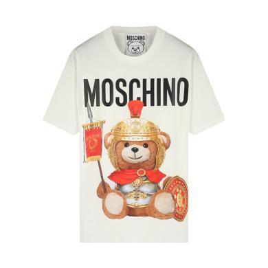 【支持购物卡】MOSCHINO/莫斯奇诺  罗马熊T恤 纯棉透气 香港直邮
