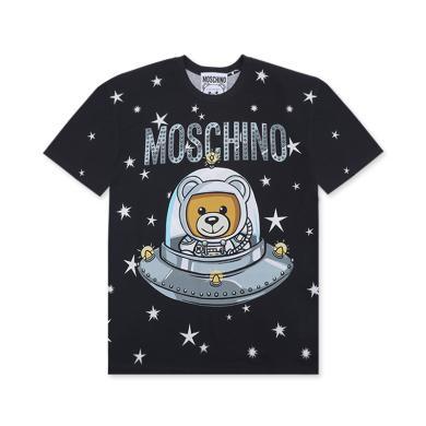 【支持购物卡】MOSCHINO/莫斯奇诺 时尚个性 太空熊T恤 香港直邮