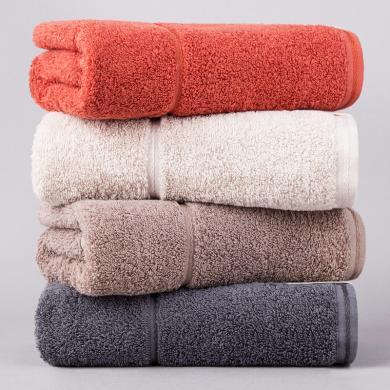 三利 长绒棉A类标准素色良品毛巾单条装 34×76cm 平布接缝 100g/条