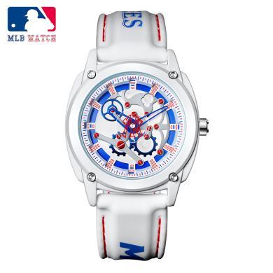 MLB美职棒镂空潮牌手表时尚情侣手表防水男潮流学生女石英表TP610