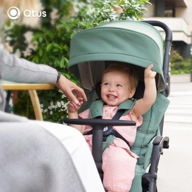 【支持购物卡/积分支付】Qtus昆塔斯Q1婴儿手推车轻便折叠可坐可躺小孩宝宝伞车小怪兽婴儿车0-3岁宝宝适用