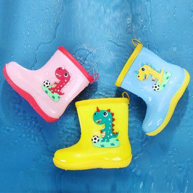 莱梦德LAIMENGDE KIDS儿童小恐龙雨鞋新款男女童水鞋四季雨靴包邮DL-DL-8005