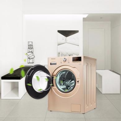 格力（GREE）8公斤变频滚筒洗衣机全自动 家用节能一级能效智能烘干一体机XQG58-B1401Ab1