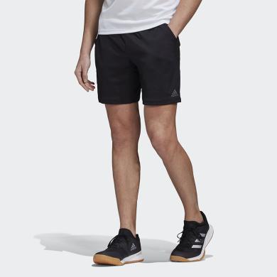 【阿迪清仓】阿迪达斯Adidas运动短裤 速干跑步健身休闲男子 针织短裤 黑色 FT9706