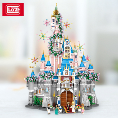 LOZ俐智新品梦幻城堡积木拼装玩具模型家居摆件装饰女孩礼物1051