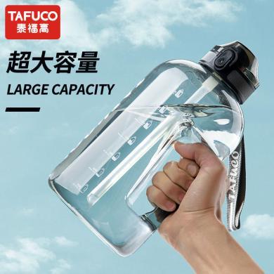 日本泰福高吨吨双饮口运动水壶，大容量，直饮/吸管双口，一键开启，一夏水到位