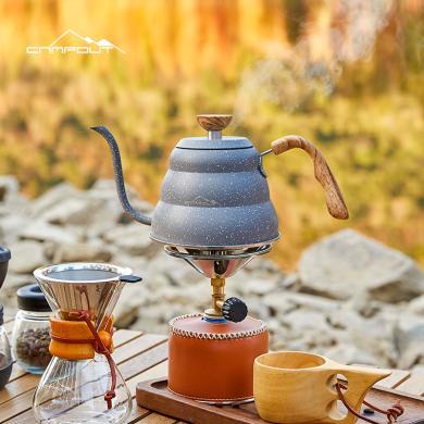 CAMPOUT户外烧水壶便携不锈钢野营茶壶手冲咖啡壶水壶烧水露营