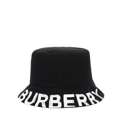 【支持购物卡】BURBERRY 博柏利 巴宝莉 男女同款黑色双面佩戴礼帽 香港直邮