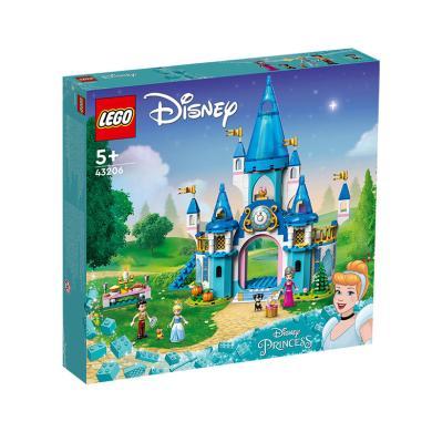 乐高（LEGO）积木 迪士尼公主系列新品 5岁+ 儿童玩具男孩女孩生日礼物 43206 仙蒂瑞拉和王子的城堡
