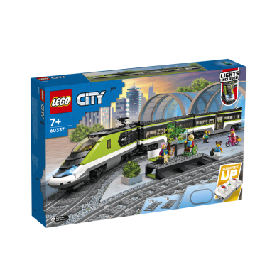 乐高(LEGO)积木 城市系列CITY 60337 特快客运列车 7岁+ 儿童玩具 男孩女孩生日礼物 6月上新