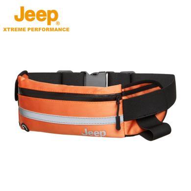 Jeep/吉普健身腰包跑步通勤户外男女士多功能运动包大容量夹层手机袋P133078293