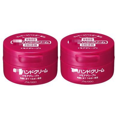【支持购物卡】【2盒】日本Shiseido 资生堂 尿素护手霜 滋润保湿补水 红罐100g