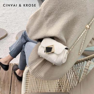CinvaiKrose旗舰店包包女新款女包潮牛皮链条包斜挎包时尚单肩包