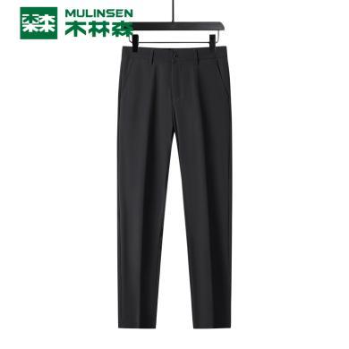 木林森男士冰丝西裤2022年新款商务休闲裤绅士西装裤PK-6608