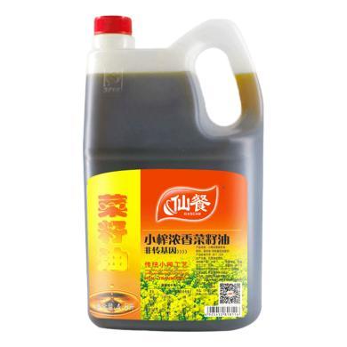 仙餐小榨浓香菜籽油4.5L*1桶装 非转基因四川特产食用油