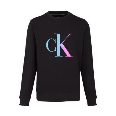 【支持购物卡】Calvin Klein 卡尔文.克莱恩 CK 男士圆领卫衣字母LOGO  香港直邮