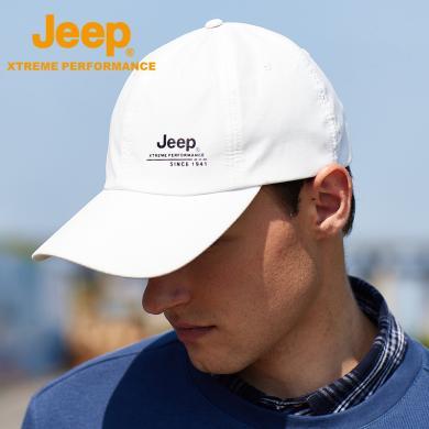 Jeep/吉普户外游玩遮阳帽子男款吸湿透气棒球帽男士防紫外线太阳帽P223078933