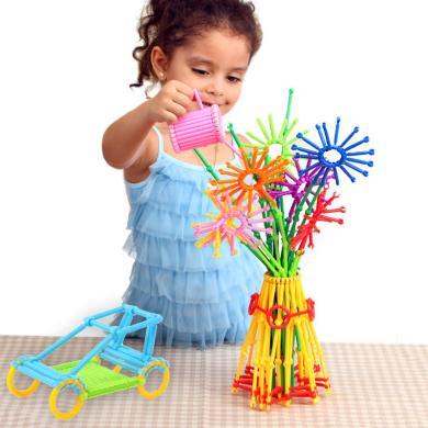 【全店支持购物卡/积分】onshine儿童益智玩具聪明棒积木散件diy玩具百变拼插塑料积木