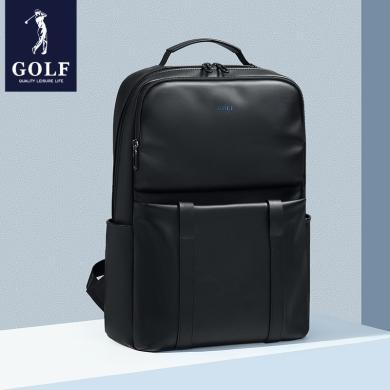 GOLF/高尔夫男士双肩包男商务休闲大容量15.6寸电脑包男背包时尚潮流学生书包 D233851