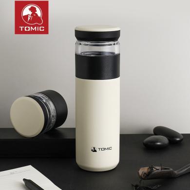 tomic特美刻茶水分离保温杯男女茶杯陶瓷内胆大容量水杯泡茶杯子 TW60020
