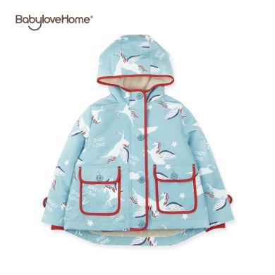 babylove婴幼儿童冬季纯棉连帽防水防风保暖棉服羽绒服