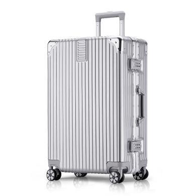 波斯丹顿 22寸行李箱铝框款商务休闲百搭时尚万向轮旅行拉杆箱 BJ9204050-22