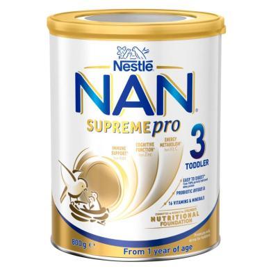澳洲雀巢Nestle能恩superme 适度半水解婴幼儿奶粉3段(1-3岁) 800g/罐