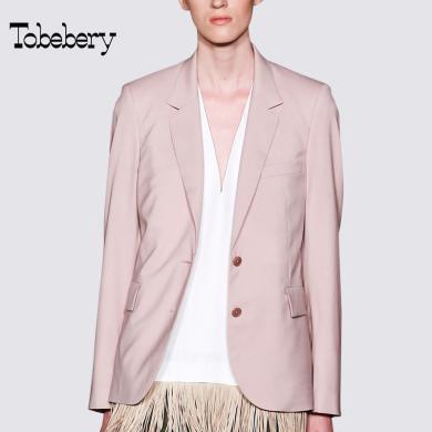 tobebery洋气高级感小西装2022年秋季新款修身气质西服设计感女神范外套
