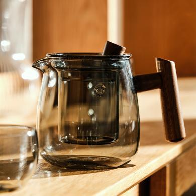 摩登主妇茶壶泡茶家用玻璃煮茶壶日式茶具套装耐高温茶水分离水壶