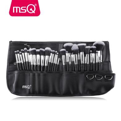 MSQ/魅丝蔻 29支化妆刷 专业化妆师腰包 化妆刷套装 全套美妆工具