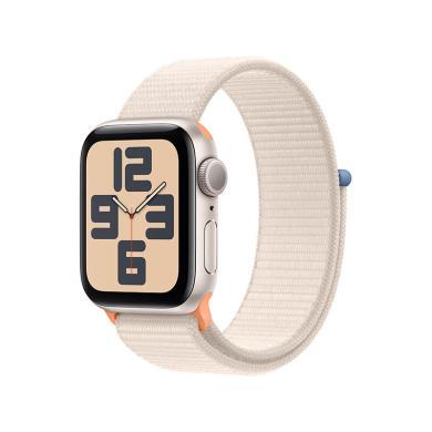 【支持购物卡积分】Apple Watch SE 2023款 40mm 苹果手表GPS版 可选蜂窝款 智能手表铝金属表壳回环式运动型表带 健康管理电话手表