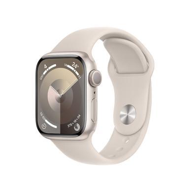 【支持购物卡积分】Apple Watch Series 9 41毫米 新品 苹果手表S9 智能手表运动手表 铝金属表壳 运动型表带健康电话手表