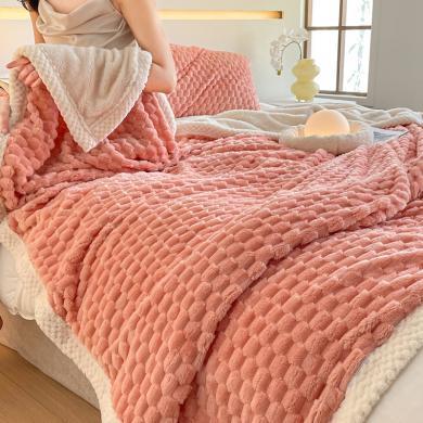 DREAM HOME 床上用品毛毯多功能被套毯四季盖毯保暖绒毯毛毯学生毛毯午睡毯子LDK