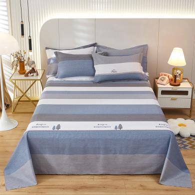 DREAM HOME 床上用品全棉床单纯棉床单单人床单双人床单卡通印花床单儿童床单学生床单ANY