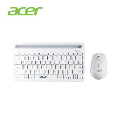 宏碁（acer）蓝牙无线双模键盘鼠标 可充电轻音 适用手机平板电脑键鼠套装 多设备连接高颜值键鼠套装