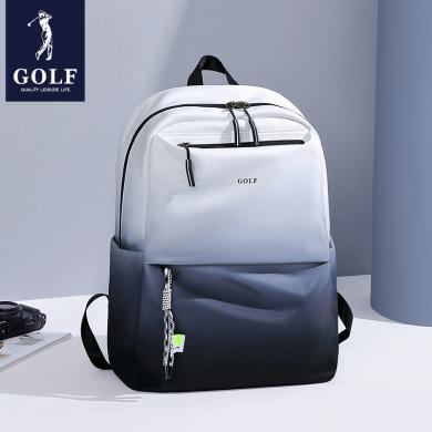 GOLF/高尔夫新款男士双肩包男通勤大容量渐变色旅行15.6寸电脑背包防泼水大学生书包  D333981