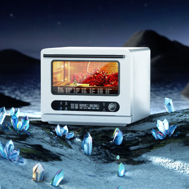大宇（DAEWOO）微波炉烤箱一体机家用台式26L智能变频微波炉电烤箱蒸烤箱多功能脱脂空气炸大宇小白鲸DY-WZK02