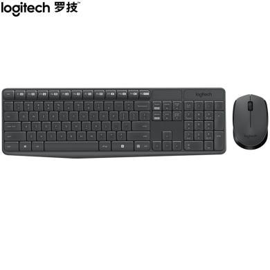 罗技（Logitech）MK235无线键鼠套装 无线键盘鼠标套装电脑键盘 全尺寸带无线2.4G接收器