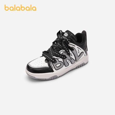 巴拉巴拉男童女童板鞋小童减震运动鞋儿童加绒鞋冬季童鞋 204422141077