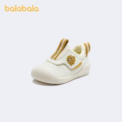 巴拉巴拉婴儿学步鞋男小童宝宝潮流舒适板鞋冬季防滑 204422141102