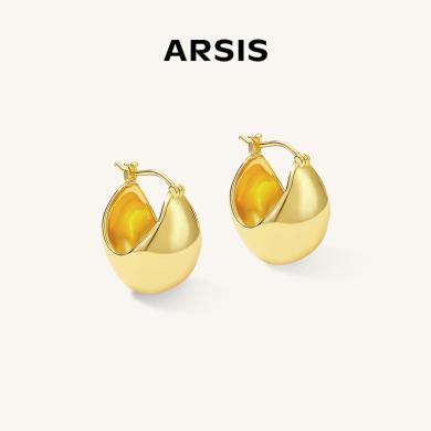 ARSIS自由搭配潺流耳扣精致轻奢百搭气质简约小众耳饰女新款耳环AZY105J AZY105Y