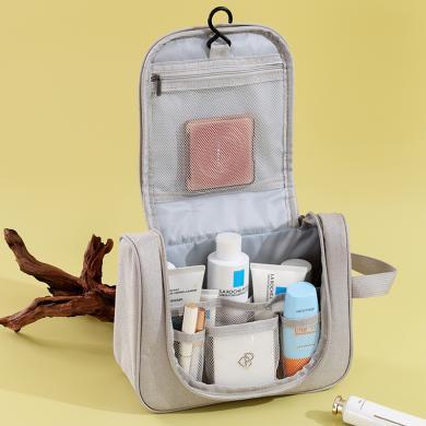 波斯丹顿新款挂钩式旅行洗漱包 大容量手提出差化妆品收纳包便携式化妆包BS7234141
