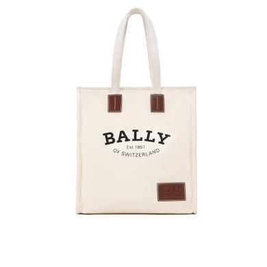 【支持购物卡】BALLY巴利小号斜挎包米白色女士单肩斜挎包