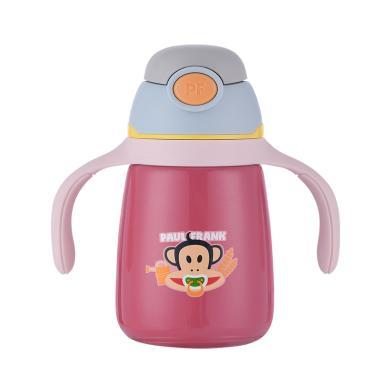 大嘴猴儿童吸管保温杯HC301-320 316不锈钢耐摔带手柄便携儿童宝宝杯320ml