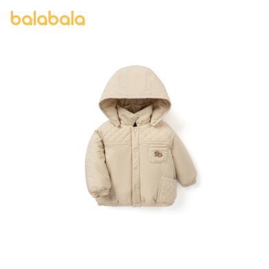 巴拉巴拉男婴童棉服冬季休闲保暖时尚棉衣外套潮200422106105
