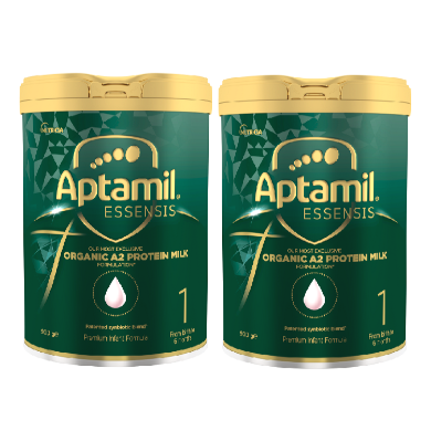品牌直供【2罐装】澳洲Aptamil爱他美奇迹绿罐婴儿配方奶粉 1段 0-6月龄 900g*2